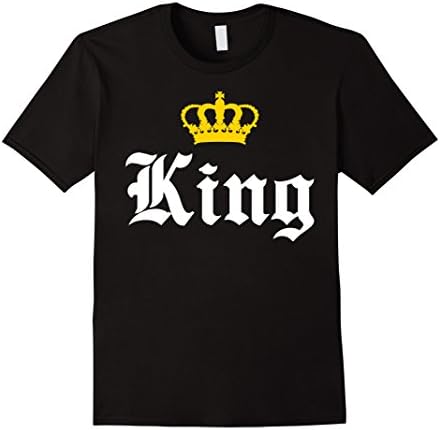 Mens King Queen Prince Princess Medieval Family Matching Tshirt Medium Black