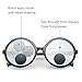 5 Pieces Googly Eyes Glasses Giant Googly Goggles Eyes Glasses Party Favors Toys Funny Shaking Costume Eyes Glass Goggles Plastic Round Googly Sunglasses for Women Men Kids Fun Party