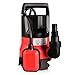 1/2 HP Submersible Pump 110V/60Hz Clean / Dirty Submersible Water Sump Pump Flood Drain Garden Pond Swimming Pool Pump (Red)