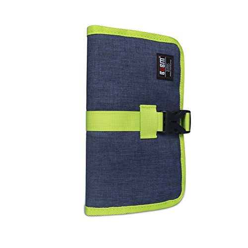 Travel Organizer, BUBM Cable Bag/USB Drive Shuttle Case/ Electronics Accessory Organizer-Blue Office Products, Office Electronics, Electronic Organizers