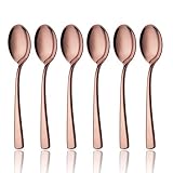 OMGard Rose Gold Teaspoon Set, 6 Piece 18/10