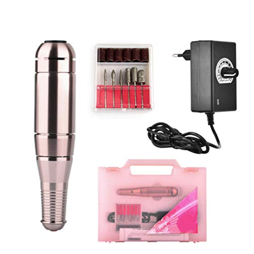 Nail Drill Machine, Enshey Professional Electric Nail Drill File Nail Polisher Kit with Bits Manicure