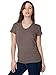 American Apparel Tri-Blend Short Sleeve Women's Track T - Tri-Coffee - Medium