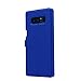 Galaxy Note 8 Case, AICase [ Window View ] PU Leather Magnetic Closure Flip View Case Folio Stand Cover for Samsung Galaxy Note 8 (Blue)