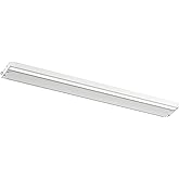 Kichler 6U Series 30" 120V LED Under Cabinet Light in White, Adjustable Light Temperature, 2700K and 3000K, (30" L x 4.25" x 