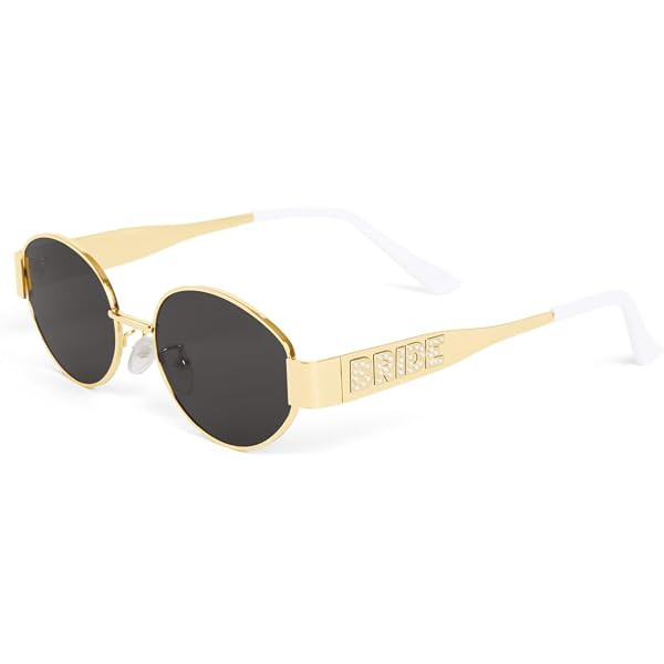 Gold Metal Bride Sunglasses Amazon.com: xo, Fetti Gold Metal Bride Sunglasses  main image 2