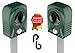 2 x Pestbye Battery Operated Cat Repeller V2 - Easy To Use Ultrasonic Cat Scarer with HyperResonance Frequency