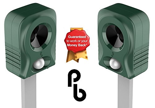 2 x Pestbye Battery Operated Cat Repeller V2 - Easy To Use Ultrasonic Cat Scarer with HyperResonance Frequency 2 x Pestbye Battery Operated Cat Repeller V2 - Easy To Use Ultrasonic Cat Scarer with HyperResonance Frequency