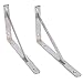 Amarine Made Pair of Stainless Steel Heavy Duty Shelf Brackets,8