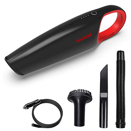 Car Vacuum, GALSOAR 8000PA Super Power Corded Small Vacuum Cleaner, Handheld Auto Vacuum Cleaner with 14.8FT Power Cord, HEPA Filter, Wet&Dry Use, Black