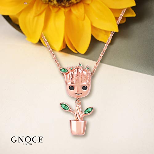 GNOCE Sterling Silver Tree Of Life Pendant Charm - Engraved 'Follow Your Dreams', Fits Bracelets & Necklaces