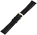 Fossil S181196 18mm Leather Calfskin Black Watch Strap