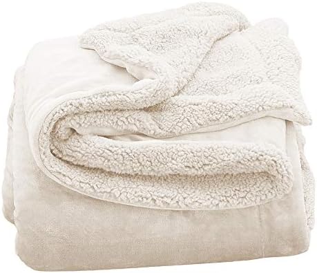 毛布 シングル 2枚合わせ あったか マイクロファイバー フランネル ブランケット 選べる5色 暖かい 本物 洗える 柔らかい 140 0cm アイボリー ふわふわ 静電気防止