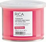 RICA Titanium Liposoluble Wax - Made in Italy - For Normal Skin (14 OZ)