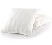 Cheer Collection Faux Fur Throw Pillows - Decorative Pillows for Couch, Bed Throw Pillows, White Accent Pillows for Bedroom or Living Room Aesthetic, Set of 2 Furry Throw Pillows, 18”x18”