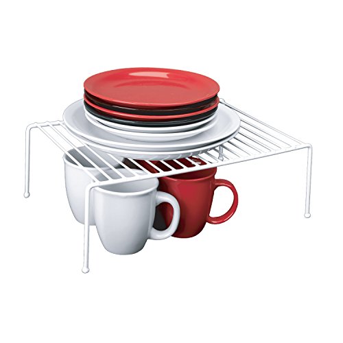 Panacea Grayline 40110, Large Kitchen Helper Shelf, White - Thumbnail 4
