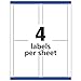 Avery Shipping Address Labels, Laser Printers, 460 Labels, 3-1/2 x 5, Permanent Adhesive, TrueBlock (5168)