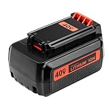 Replacement Black and Decker 40V Battery for LBX2040 LBX36 LBXR36 LBXR2036 Lithium Ion Battery GERIT BATT