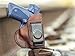 OUTBAGS USA LS4SOLO Full Grain Heavy Leather IWB Conceal Carry Gun Holster for Kimber Solo 9mm. Handcrafted in USA.