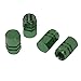 SODIAL(R) Car Auto Hexagon Tyre Tire Valve Stems Caps Cover Green 4 Pcs
