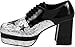 Funtasma by Pleaser Men's Halloween Glamrock-02,Black/Silver,L