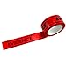 Crime Scene Evidence Box Sealing Tape, Red