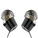 Mxstudio Dual Drivers Wired Earphones Heavy Bass In-ear Hi-fi Headphones with Microphone