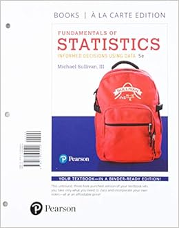 Amazon Com Mylab Statistics With Pearson Etext 18 Week Standalone Access Card For Fundamentals Of Statistics 9780135910634 Sullivan Iii Michael Books
