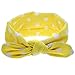 Itaar Baby Girl Turban Rabbit Ear Headband Head Wrap Dot Hair Band Headwrap fit for 0-10 years toddler