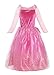 ReliBeauty Girls Princess Dress up Costume, 6-6X, Pink