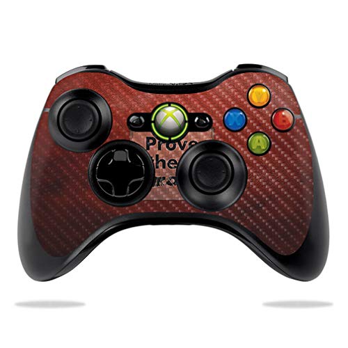 MightySkins Carbon Fiber Skin for Microsoft Xbox 360 Controller - Prove Them Wr…