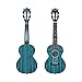 Enya EUC-MAD Concert Ukulele Solid Gloss Mahogany 23 Inch Wiping Blue with High-end 15mm Padded Gig Bag