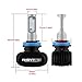 NOVSIGHT H8/H9/H11 LED Headlight Bulbs Conversion Kit CSP LED Chip 6500K Cool White 50W 8000LM - 3 Year Warranty