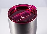 EKOwares Splash Resistant Replacement Lid for 30 oz. Stainless Steel Tumbler, Pink
