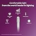 Philips LED InstantFit 4-Foot T8 Tube Light Bulb 1800-Lumen, 4000-Kelvin, 16-Watt (32-Watt Equivalent), Medium Bi-Pin G13 Base, Cool White (4000K), 25-Pack