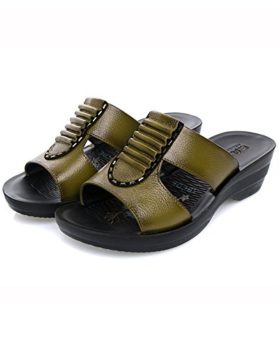 Womens Slipper Ladies Summer Slip Ons Flat Sandals Vintage Summer