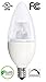 Bioluz LED Light Bulb 40 Watt Candelabra Bulbs 4.5W Dimmable Candelabra LED Bulbs C37 E12 Led Bulb,325 Lumens,120° Beam Angle 3000K Soft White LED Candle Light bulbs For Home Decor UL Listed Pack of 6