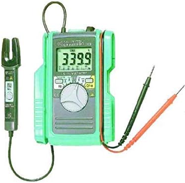 Kyoritsu 2000 Digital Multimeter with AC/DC Open Clamp Sensor, 3400 Counts Bar Graph Display