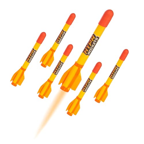 Hypr Rocket Launcher Original Refill Pack – 6 Patented Designed Rockets Only, A…