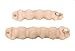 YABINA 2 Pcs Foam Sponge Magic Clip French Twist Hairstyle Donut Bun Ponytail Former Maker Hairstyle Must-haves Tool Accessories (Beige Small & Large)