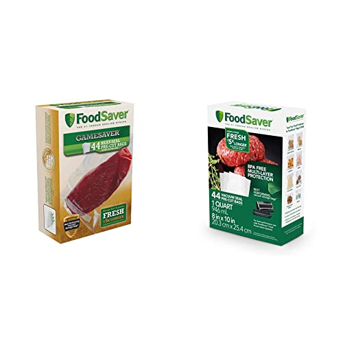FoodSaver GameSaver 1 Quart Vacuum Seal Bag With BPAFree Multilayer