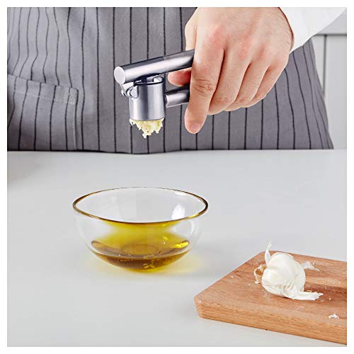 Garlic Press Stainless Steel Easy Use Professional Kitchen