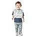 Bumkins Baby Bib, Waterproof SuperBib 3 Pack, N15 (Urban Bird/Blue Chevron/Bird Park) (6-24 Months)