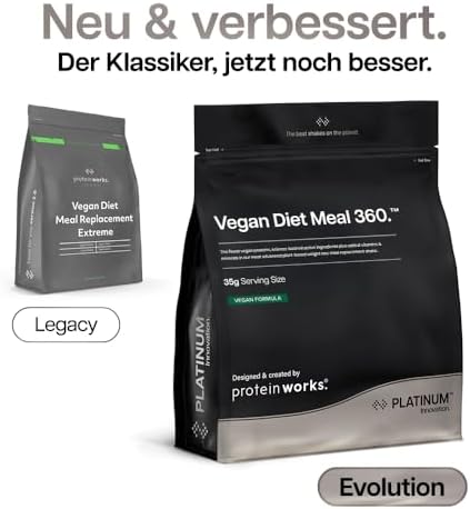 Protein Works | Vegan Diet Meal 360 - Platinum, Chocolate Silk, 1kg