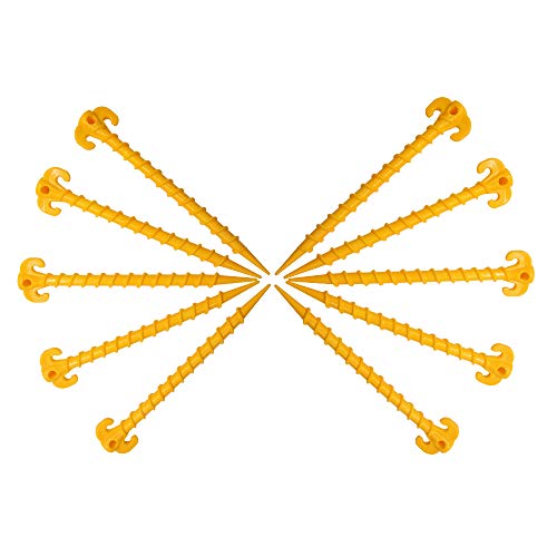 Canopy Stakes Camping Stakes Beach Tent Stakes Heavy Duty Screw Shape