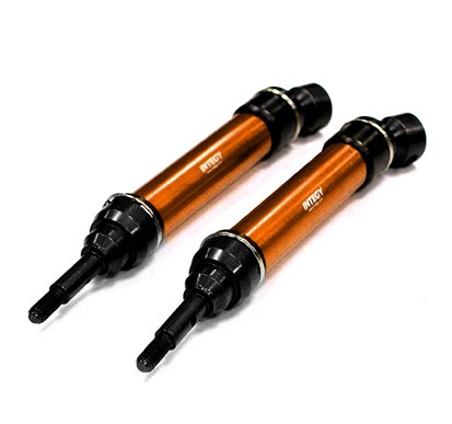 Integy RC Model Hop-ups T8559ORANGE XHD Steel Front Universal Drive Shaft (2) for Traxxas 1/10 Slash & Stampede 4X4