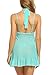 Avidlove Womens Lingerie Halter Chemises Strappy Babydoll Nightwear,Green,Medium