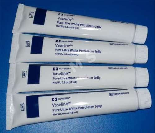 KENDALL Vaseline Pure Ultra White Petroleum Jelly 4 x 0.6oz Pack Baby Diaper Rash First Aid Kit Component