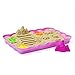 Motion Sand Fun Beach Molds Set Play Sand Includes 2 lbs Natural Indoor Play Sand, 1 Tray and 5 Molds for Kids,100% Non-Toxic Sand Molding Kit