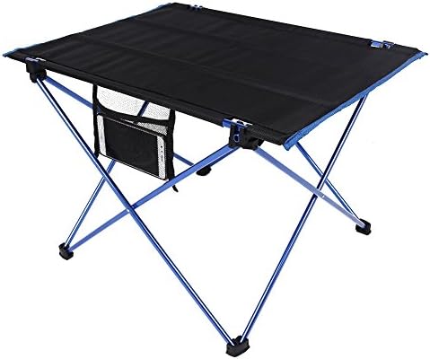 WHYIN Lightweight Folding Table,Compact Portable Camping Tables,Outdoor Desk and Easy to Carry for Camp, Beach, Picnic Party